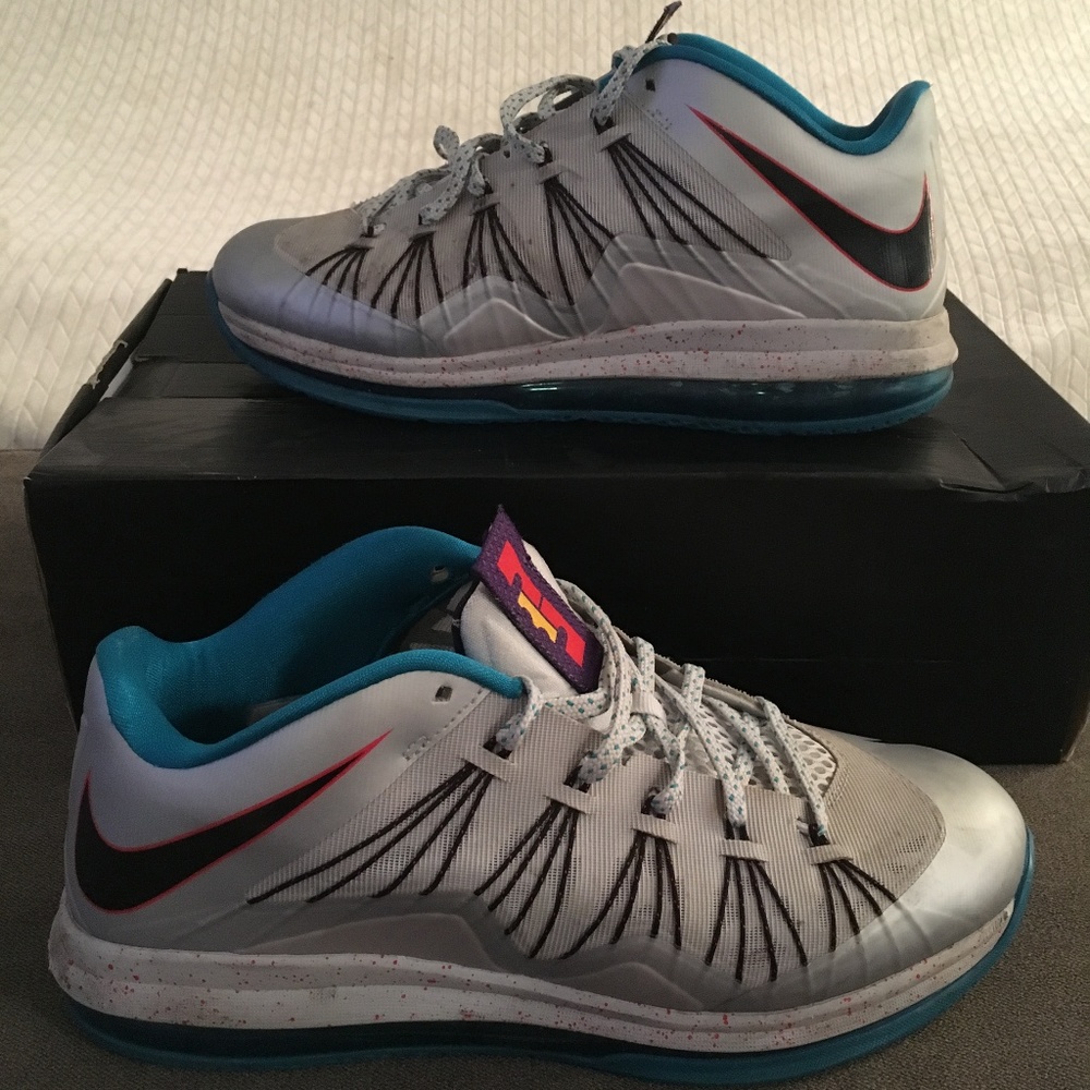 Nike LeBron X Low "Fireberry" Size 11